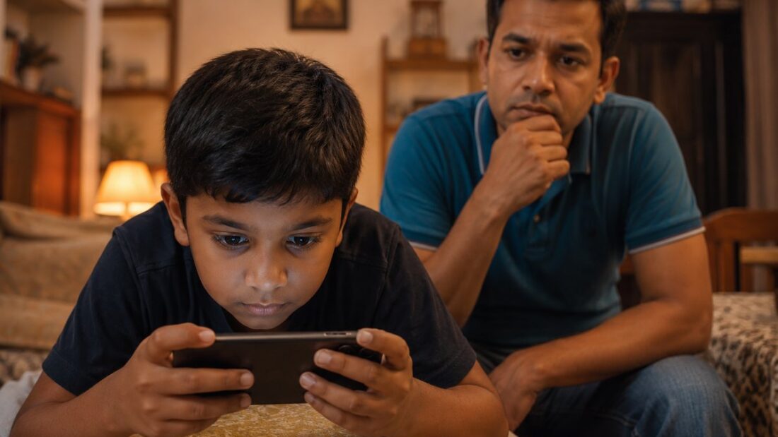 সন্তানের মোবাইল আসক্তি
