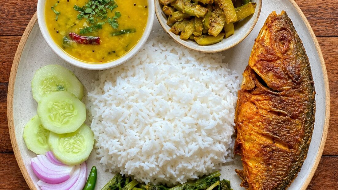 সুষম খাবারের প্লেট