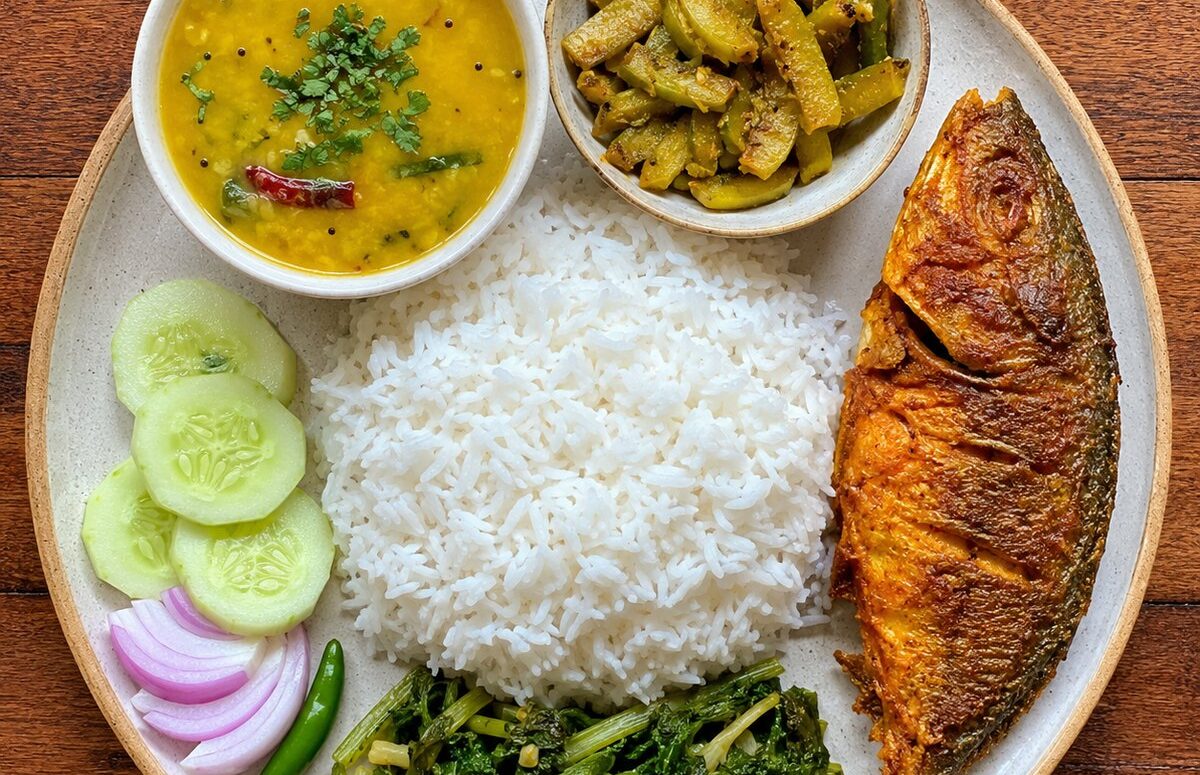 সুষম খাবারের প্লেট