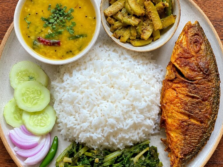 সুষম খাবারের প্লেট
